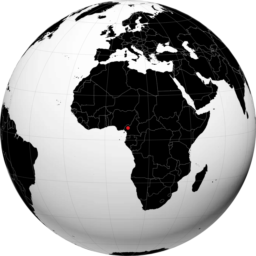 Bafoussam sul globo