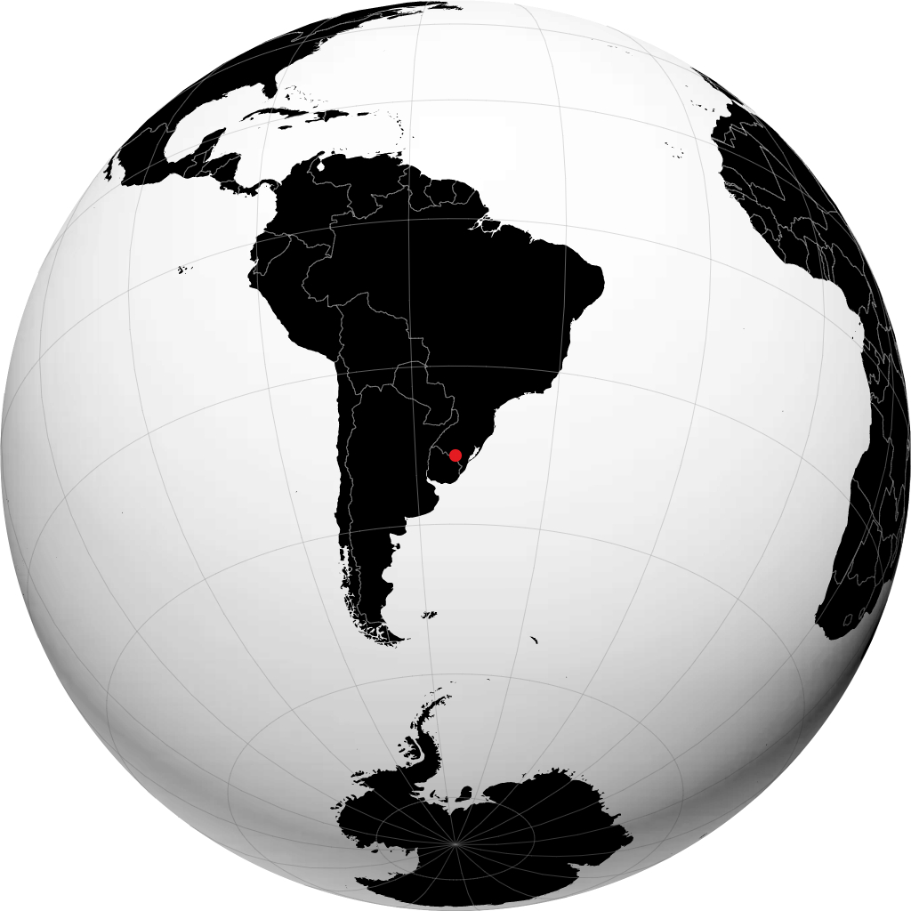 Bagé sul globo