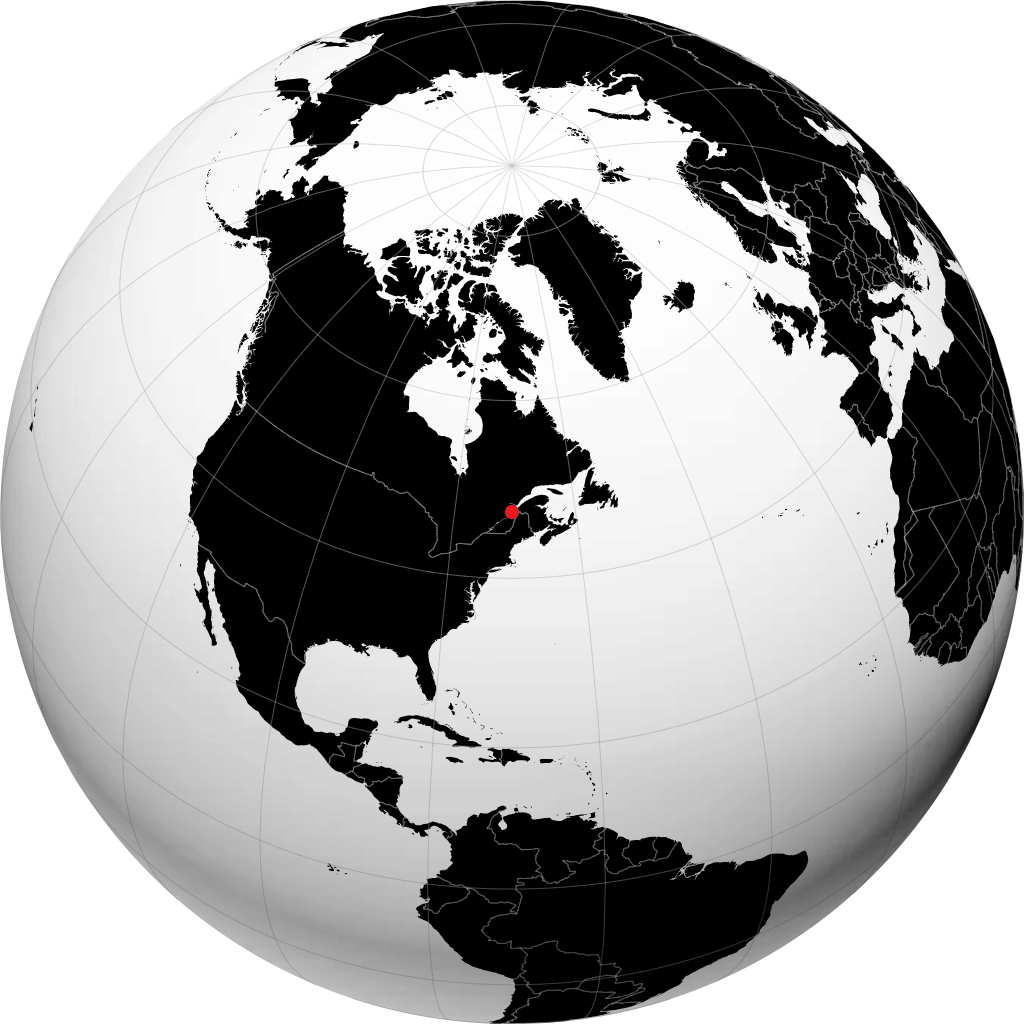 Baie-Saint-Paul sul globo