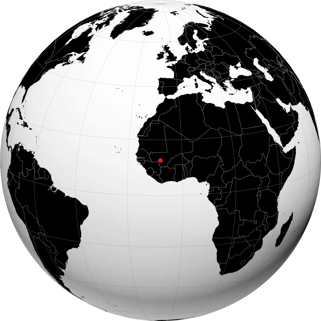 Bamako sul globo