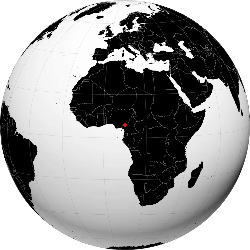 Bamenda sul globo