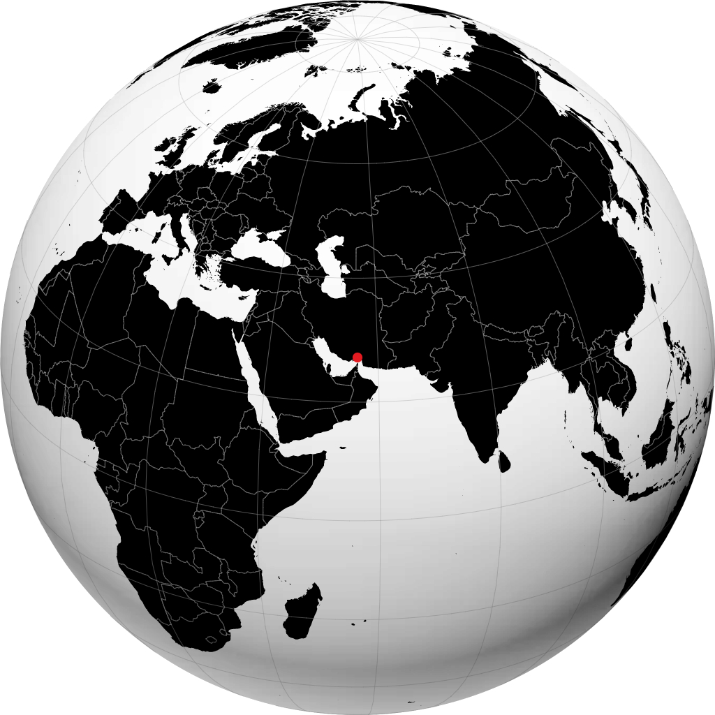 Bandar Abbas sul globo