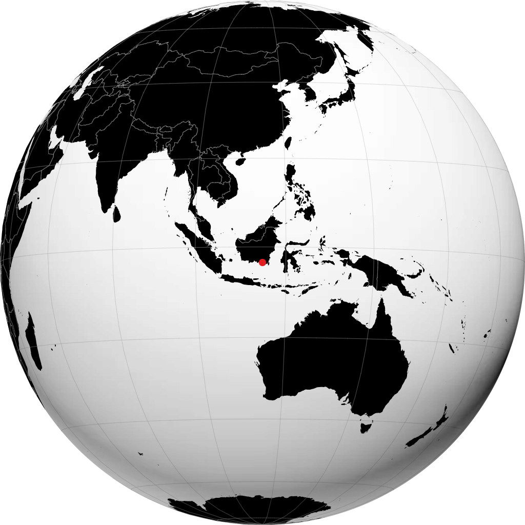 Banjarbaru sul globo