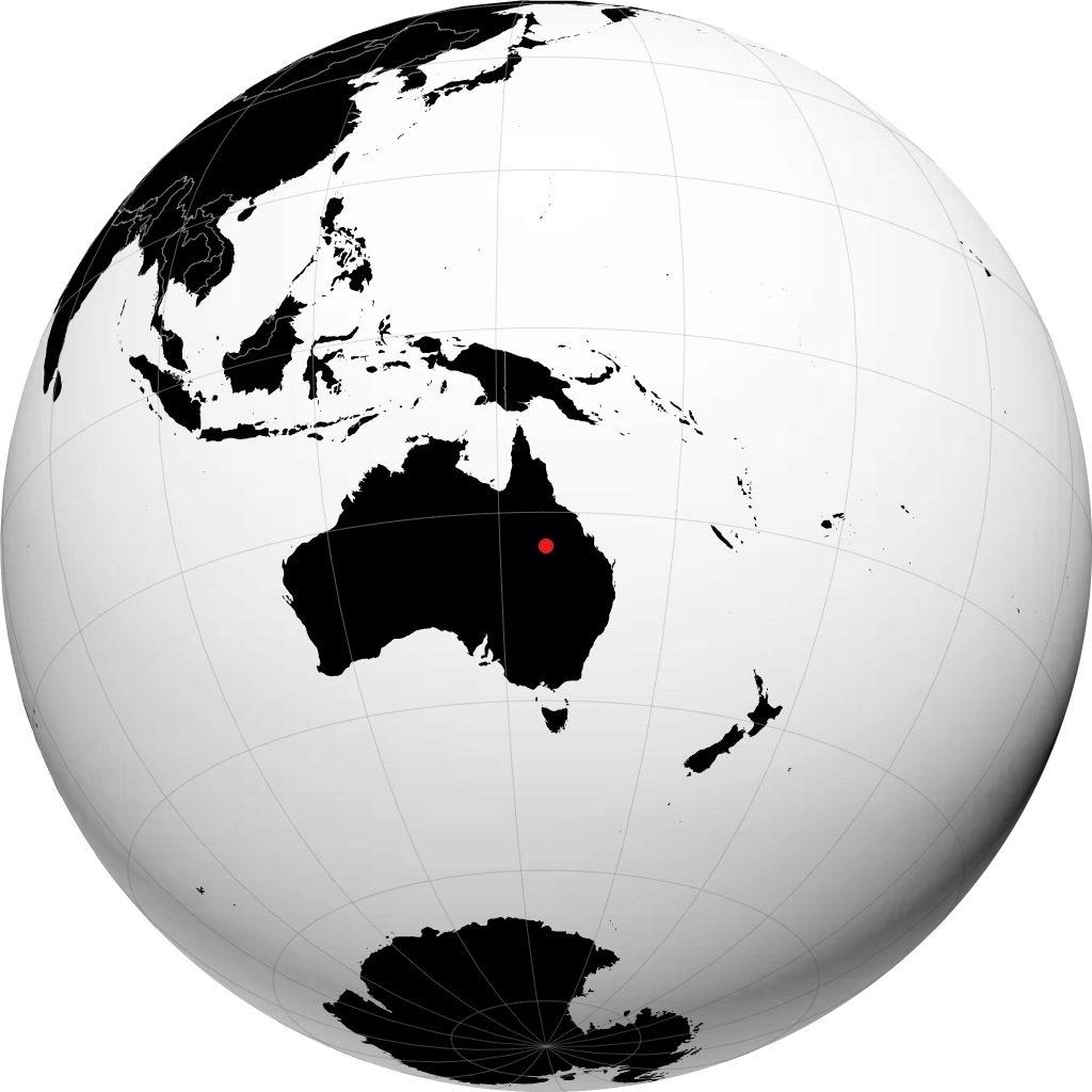 Barcaldine sul globo