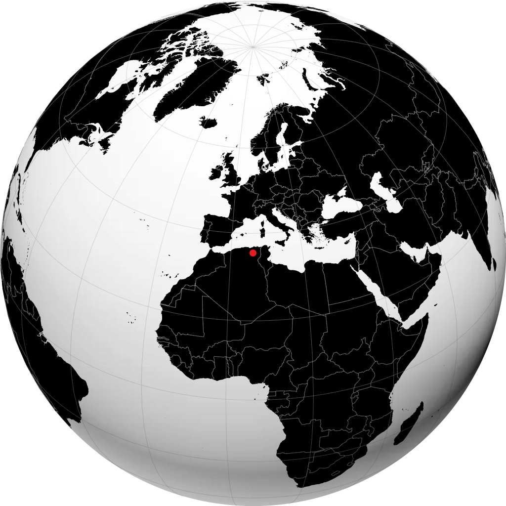 Batna sul globo