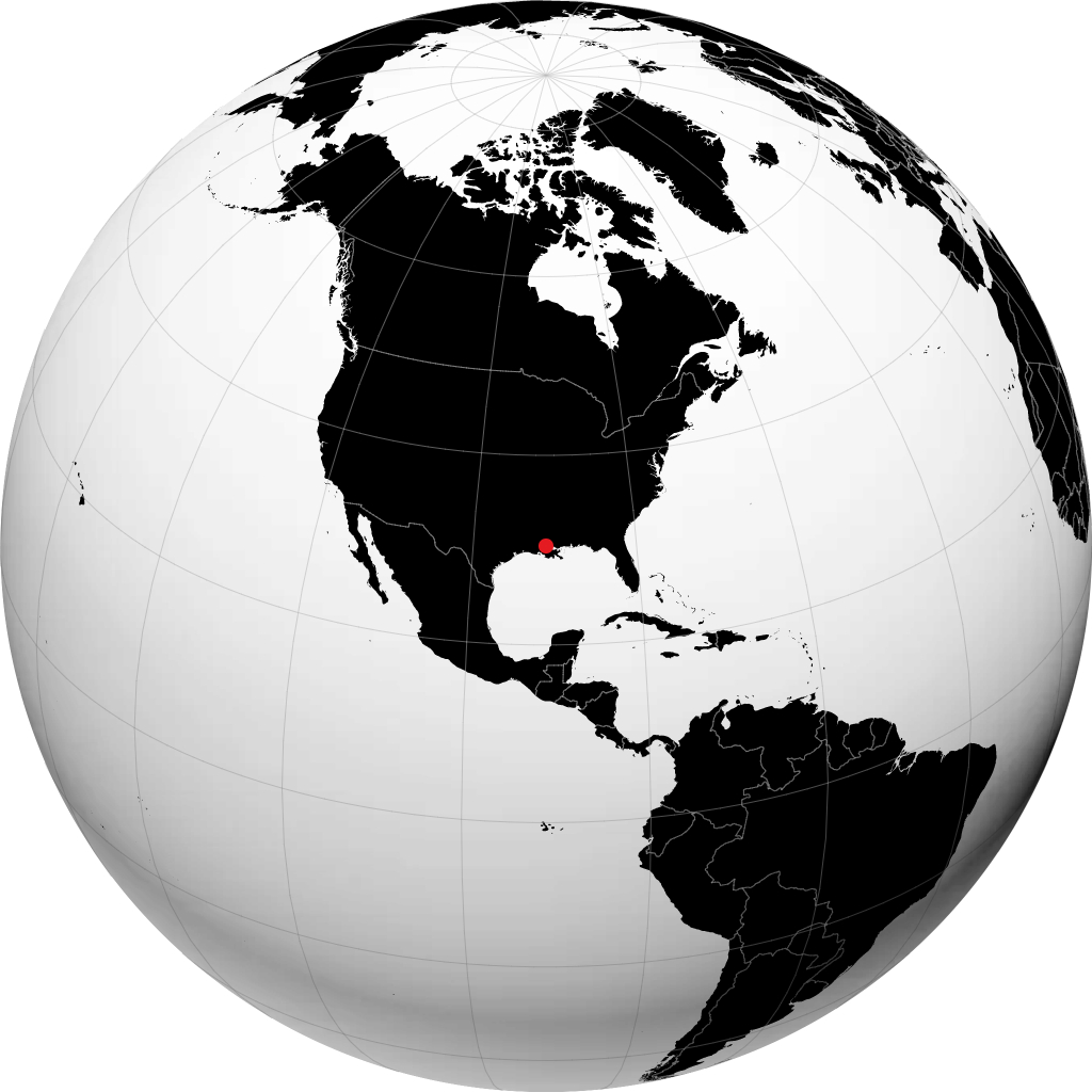 Baton Rouge sul globo