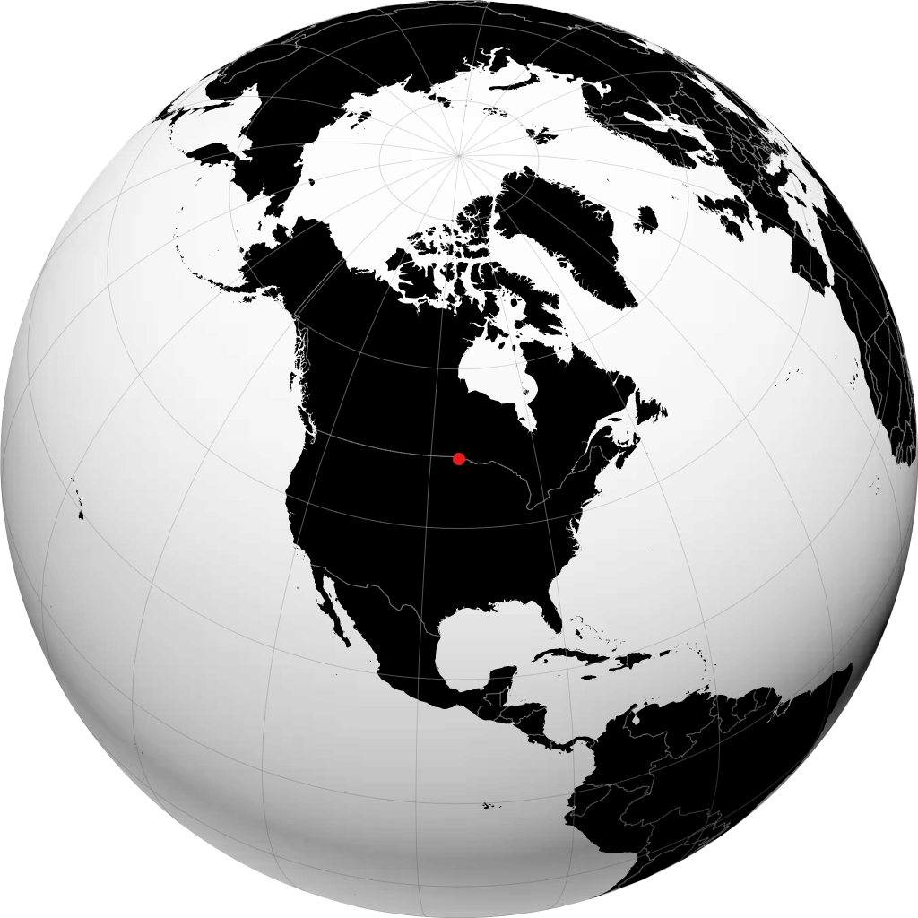 Baudette sul globo