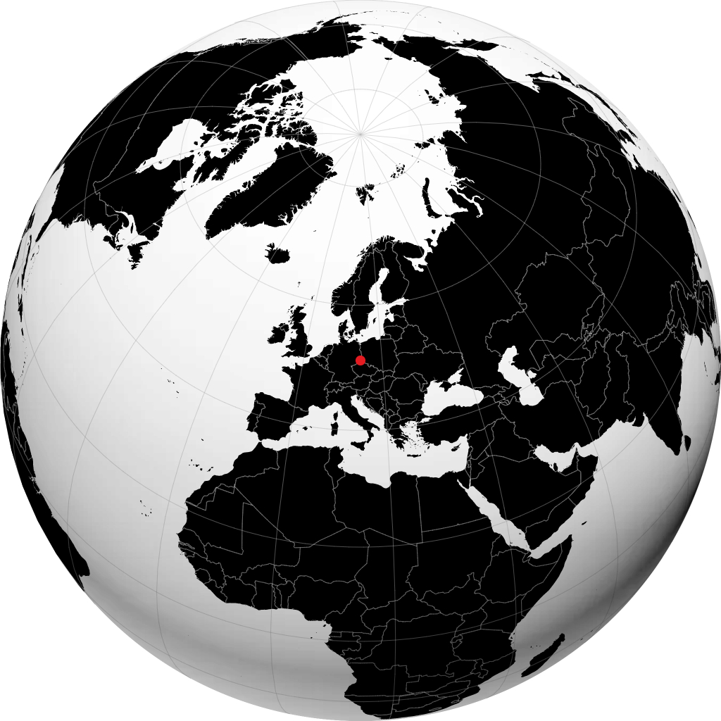 Bautzen sul globo