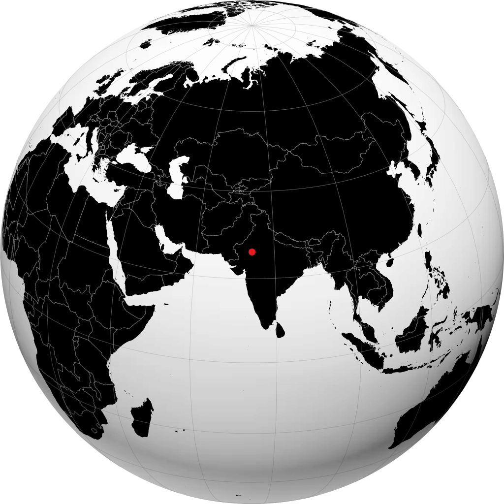 Beawar sul globo