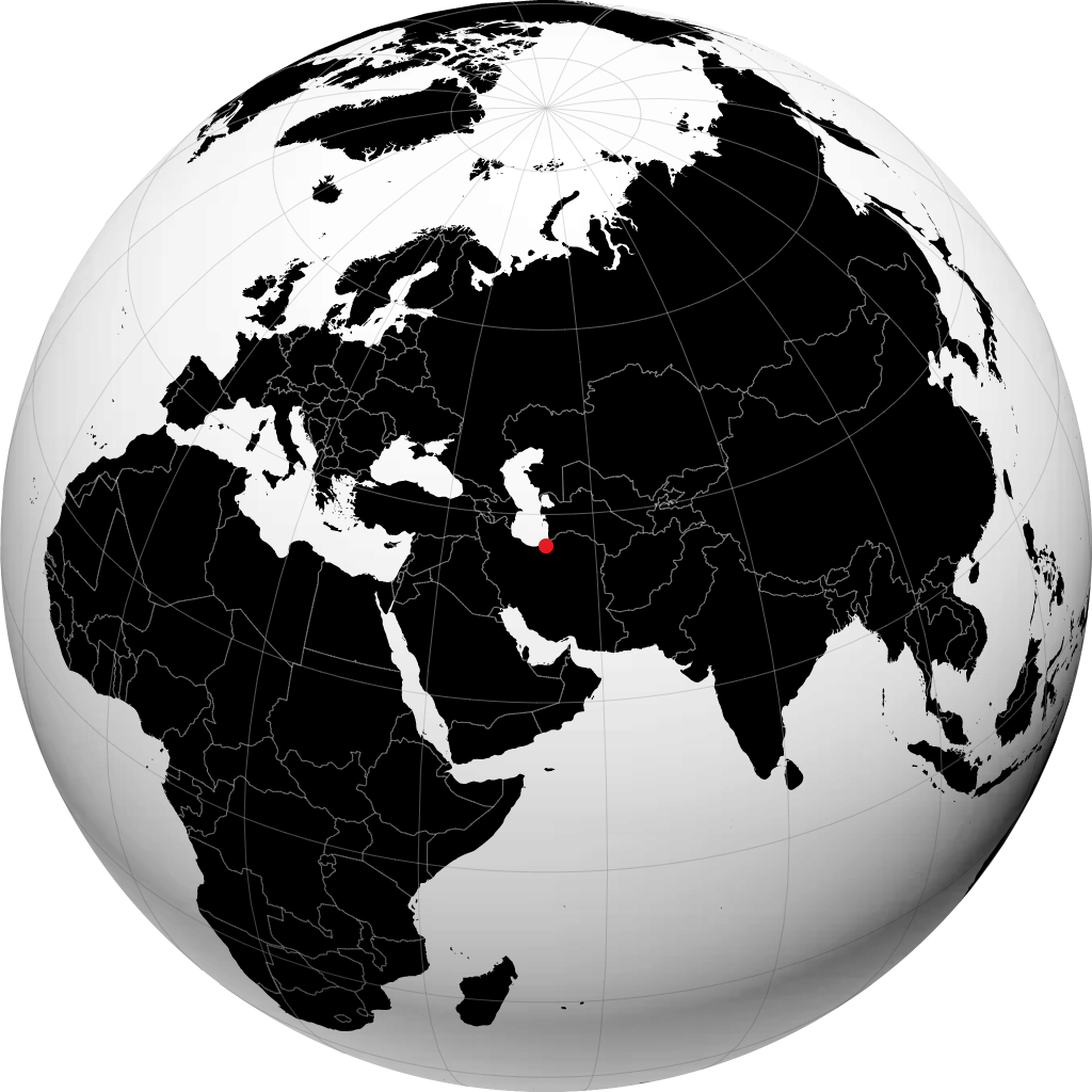 Behshahr sul globo
