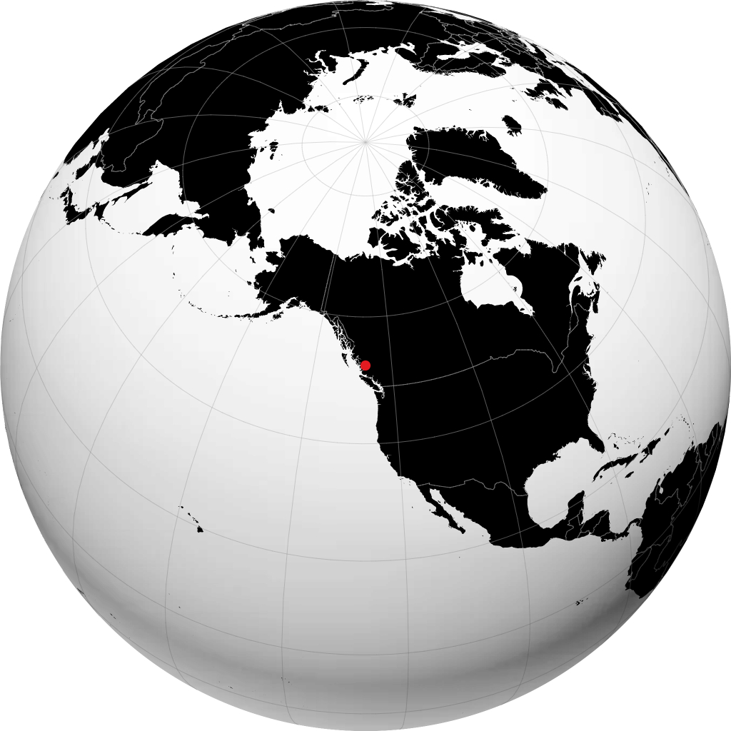 Bella Coola sul globo