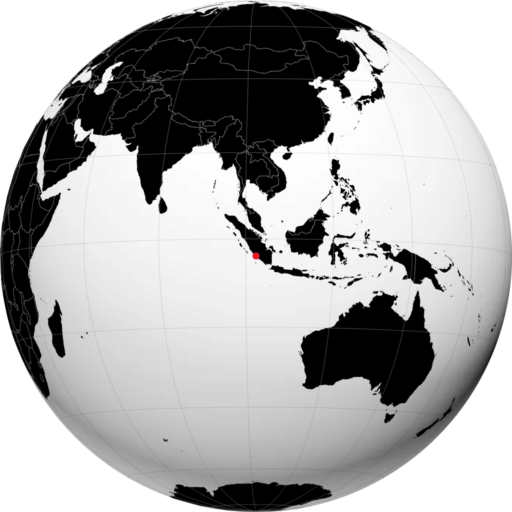 Bengkulu sul globo