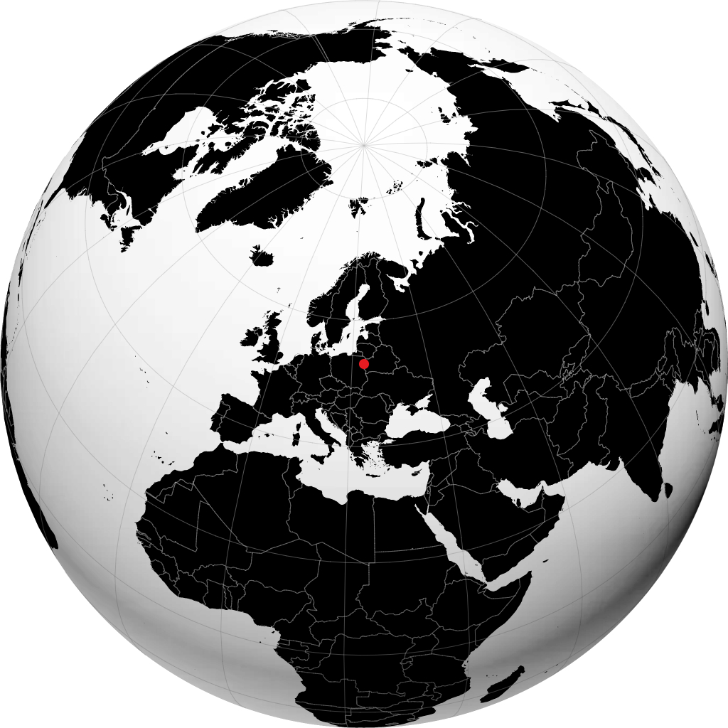 Białystok sul globo