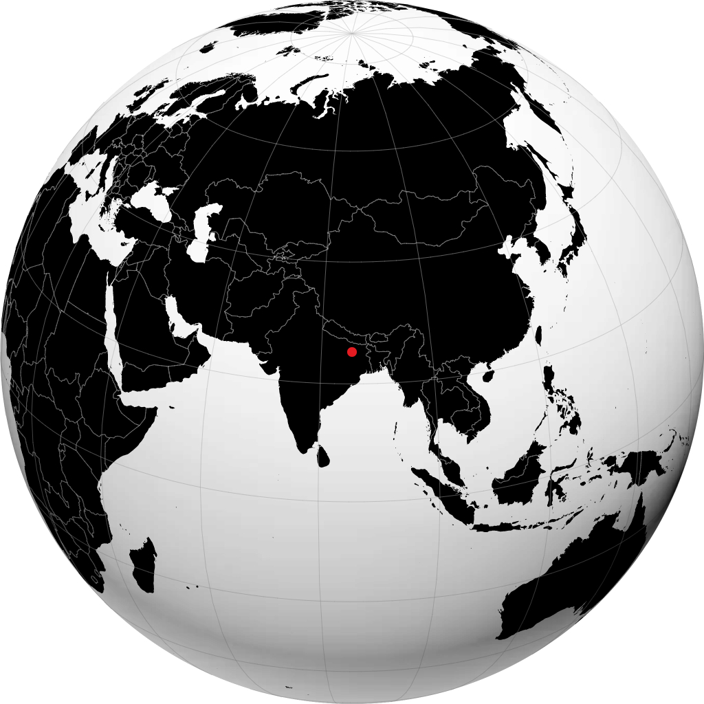 Bihar Sharif sul globo