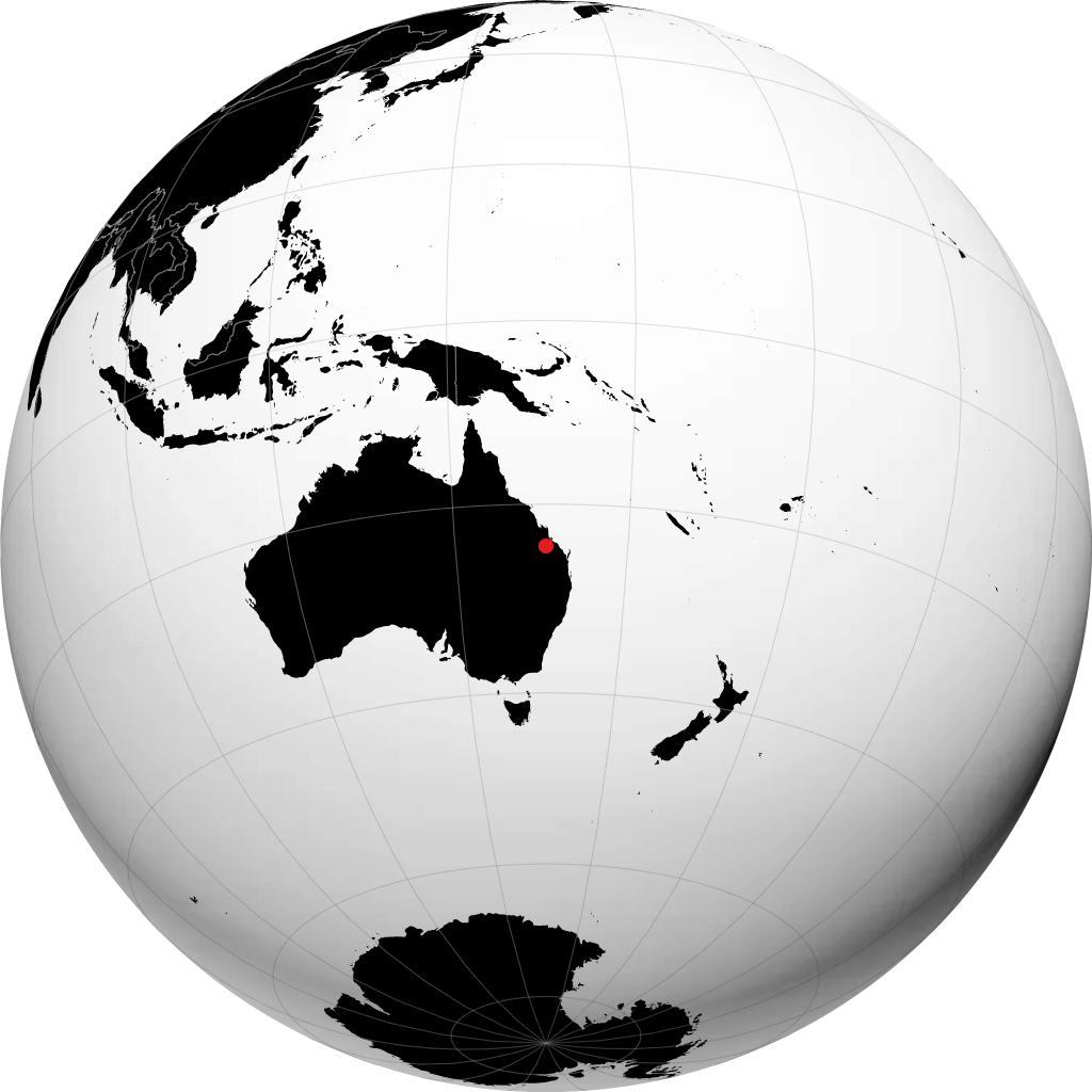 Biloela sul globo