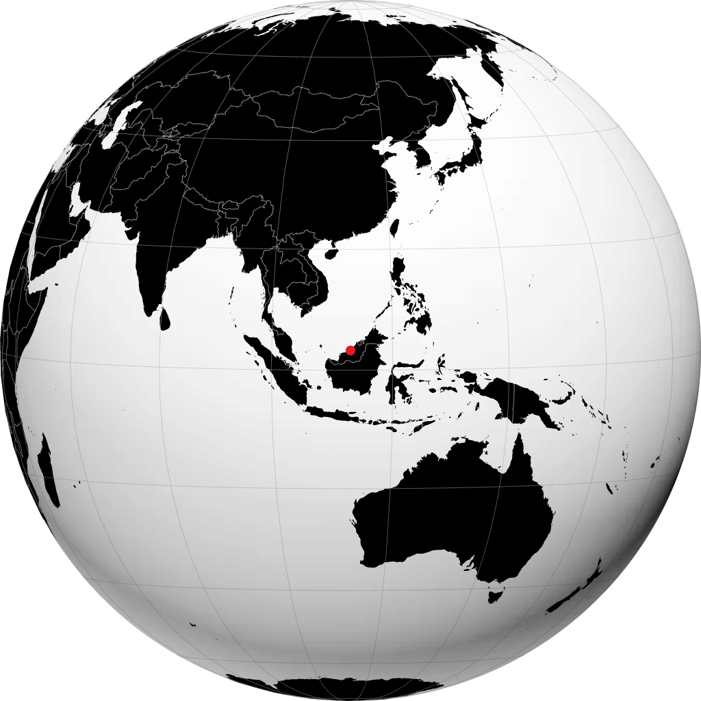 Bintulu sul globo