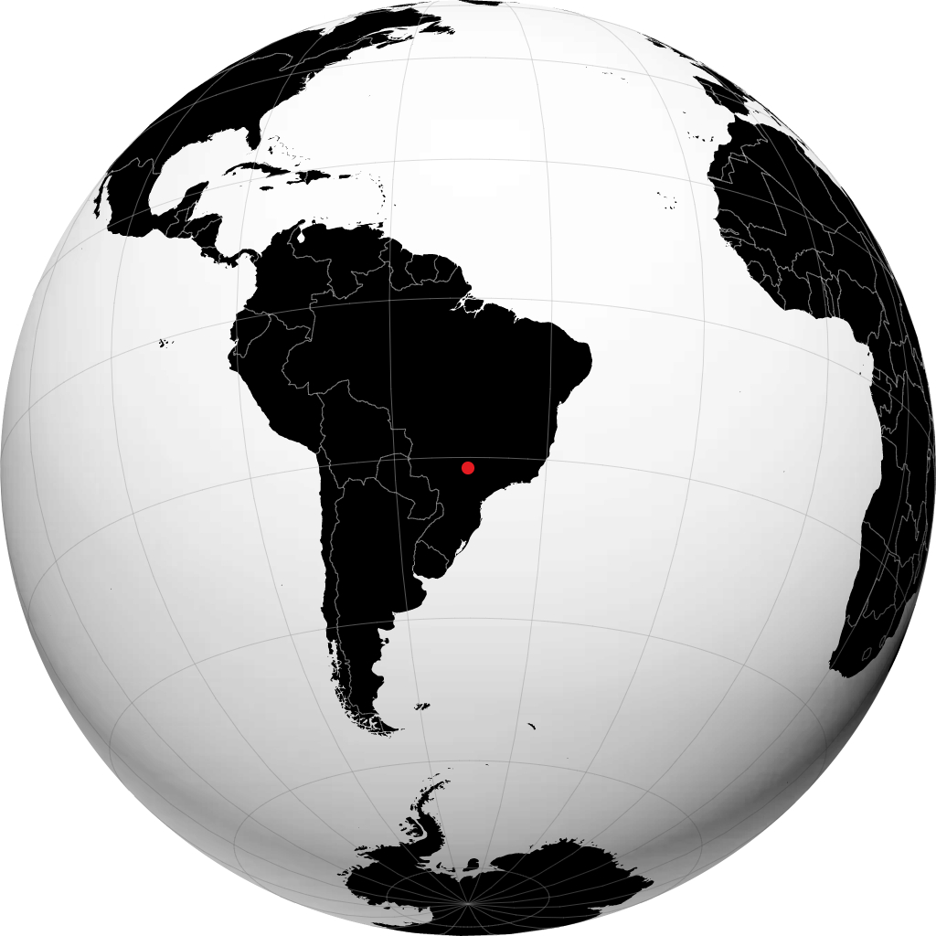 Birigui sul globo