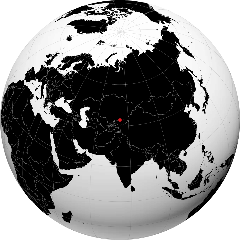 Bishkek sul globo