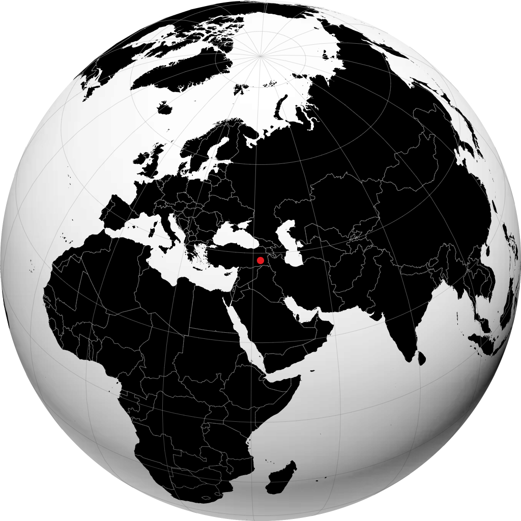 Bitlis sul globo