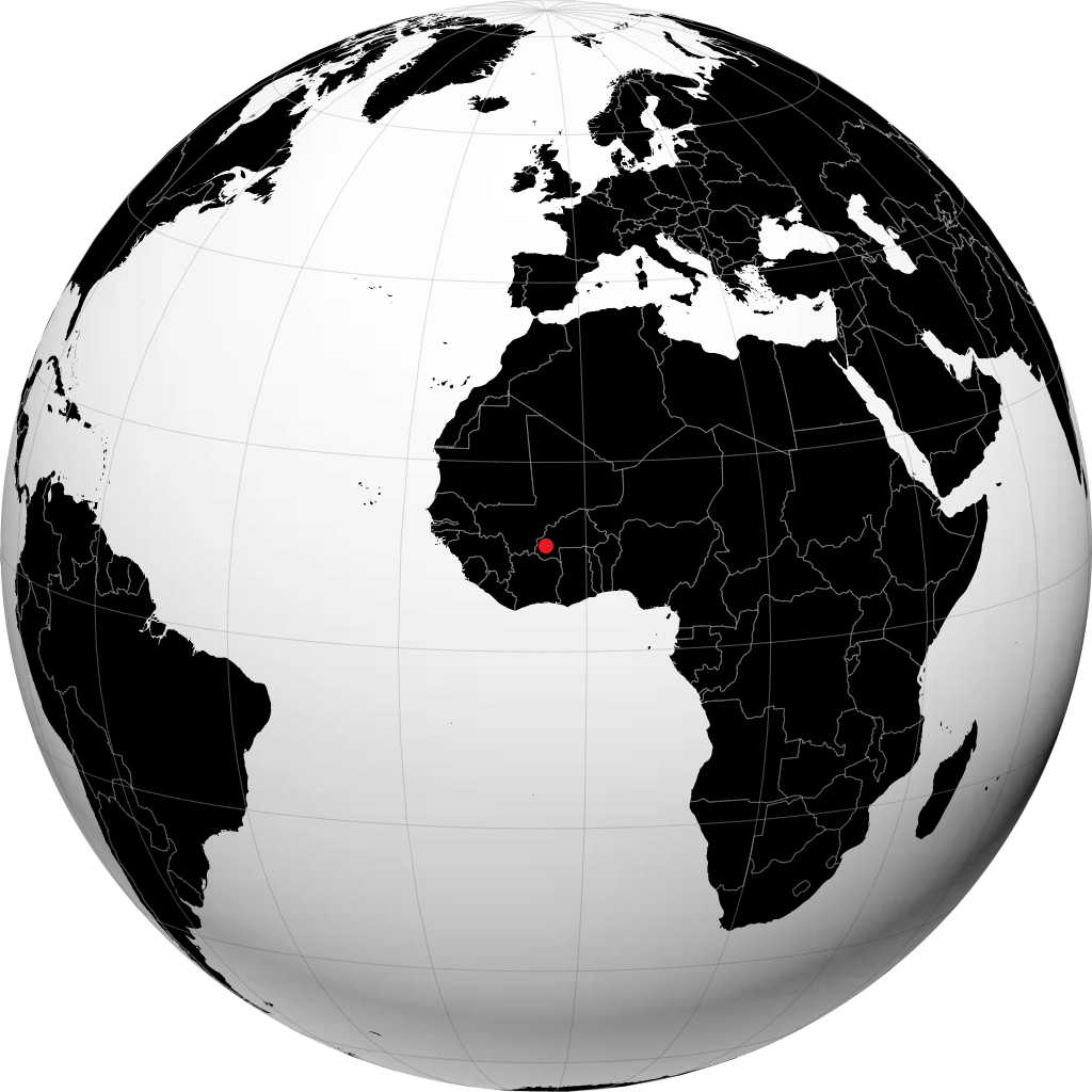 Bobo-Dioulasso sul globo