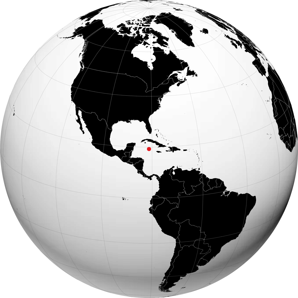 Bodden Town sul globo