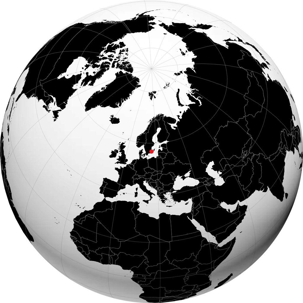 Borgholm sul globo