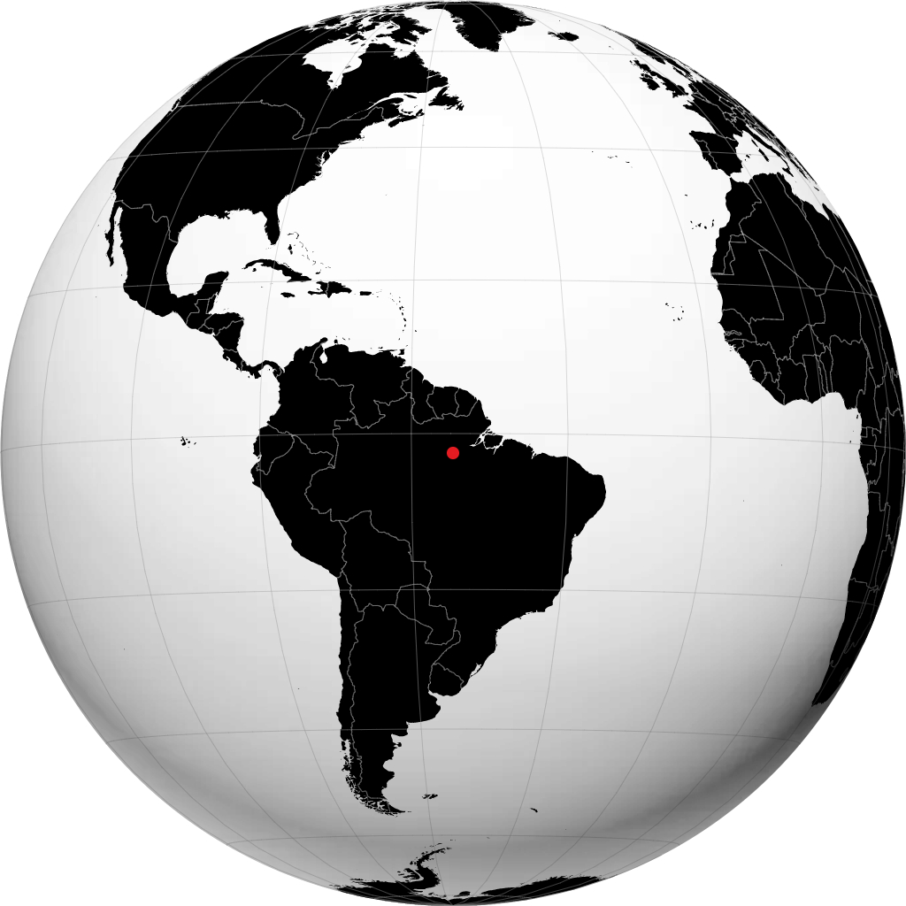 Santarém sul globo