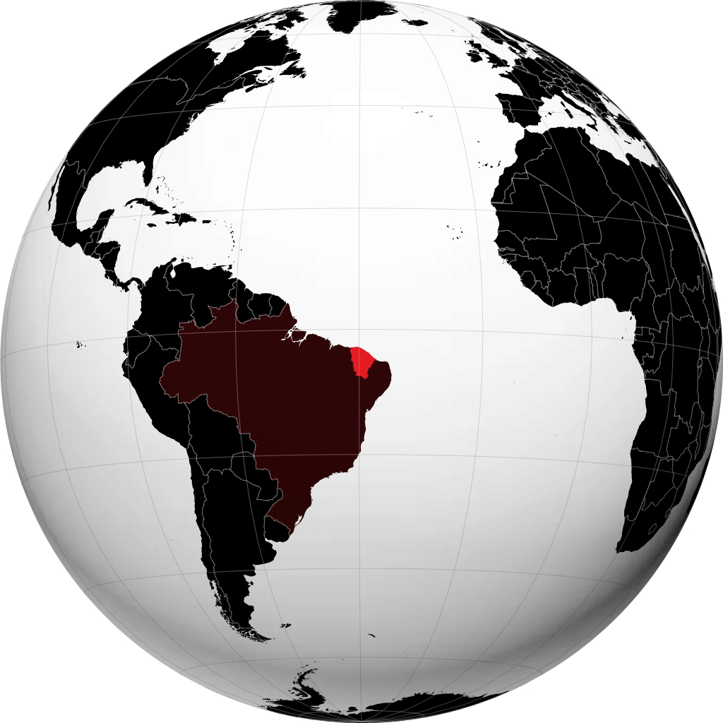 Stato del Ceará sul globo