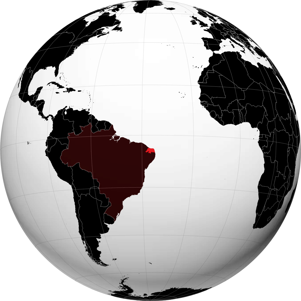 Stato del Rio Grande do Norte sul globo