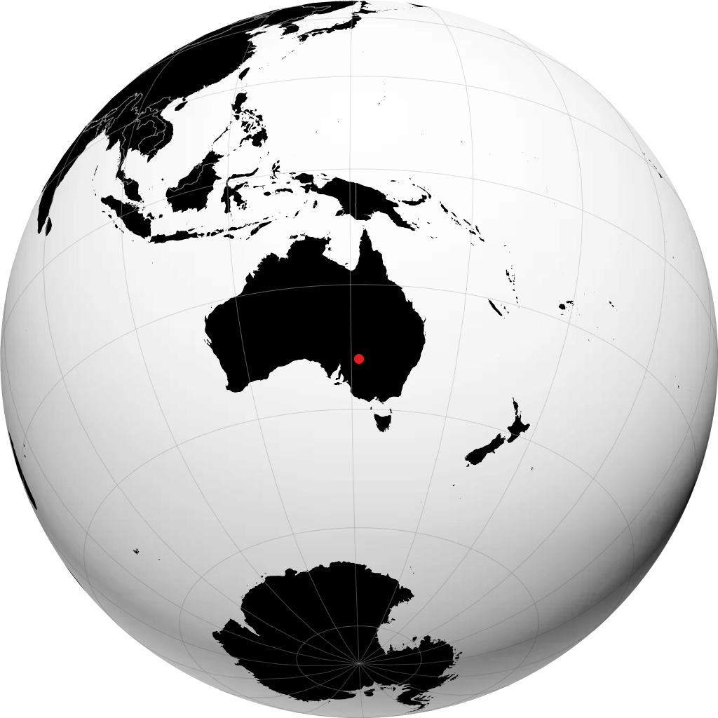 Broken Hill sul globo