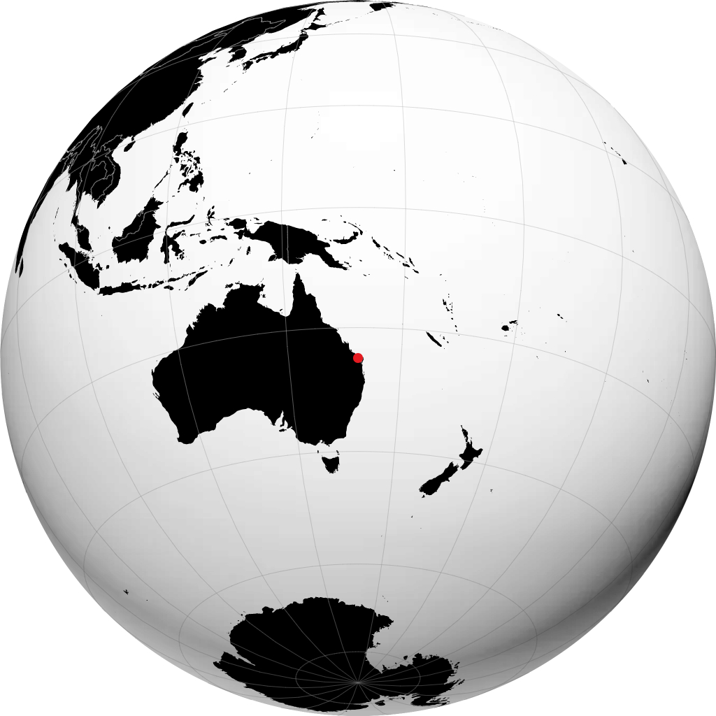 Bundaberg sul globo