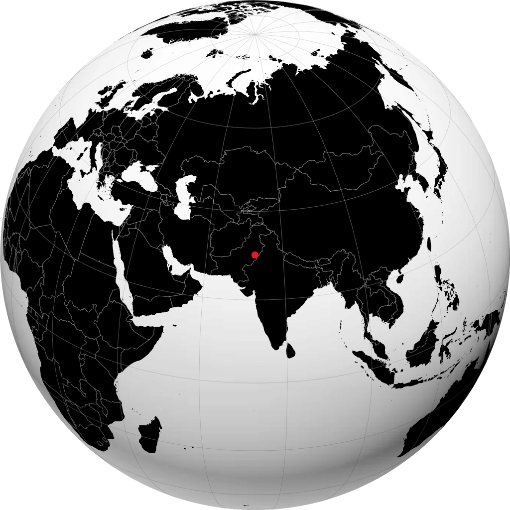 Burewala sul globo