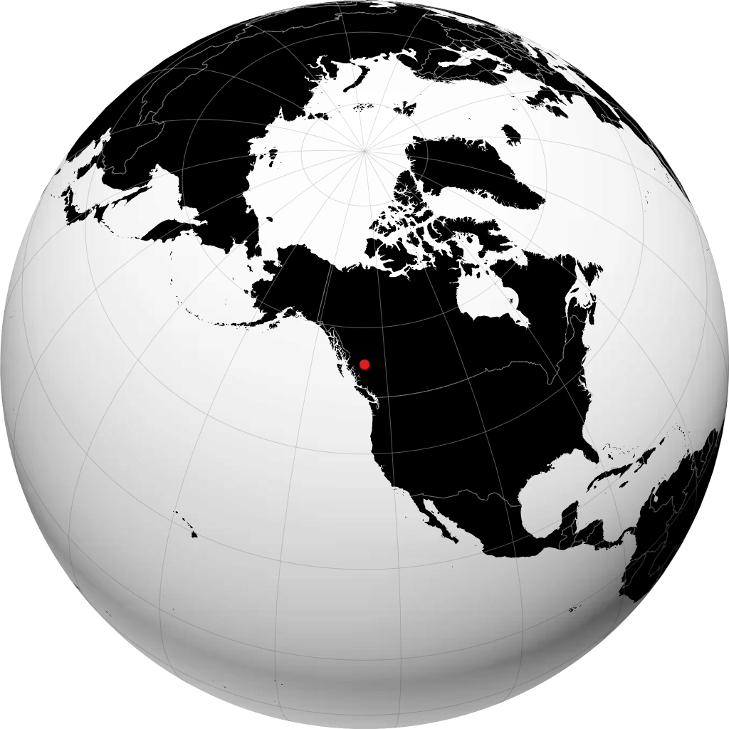 Burns Lake sul globo