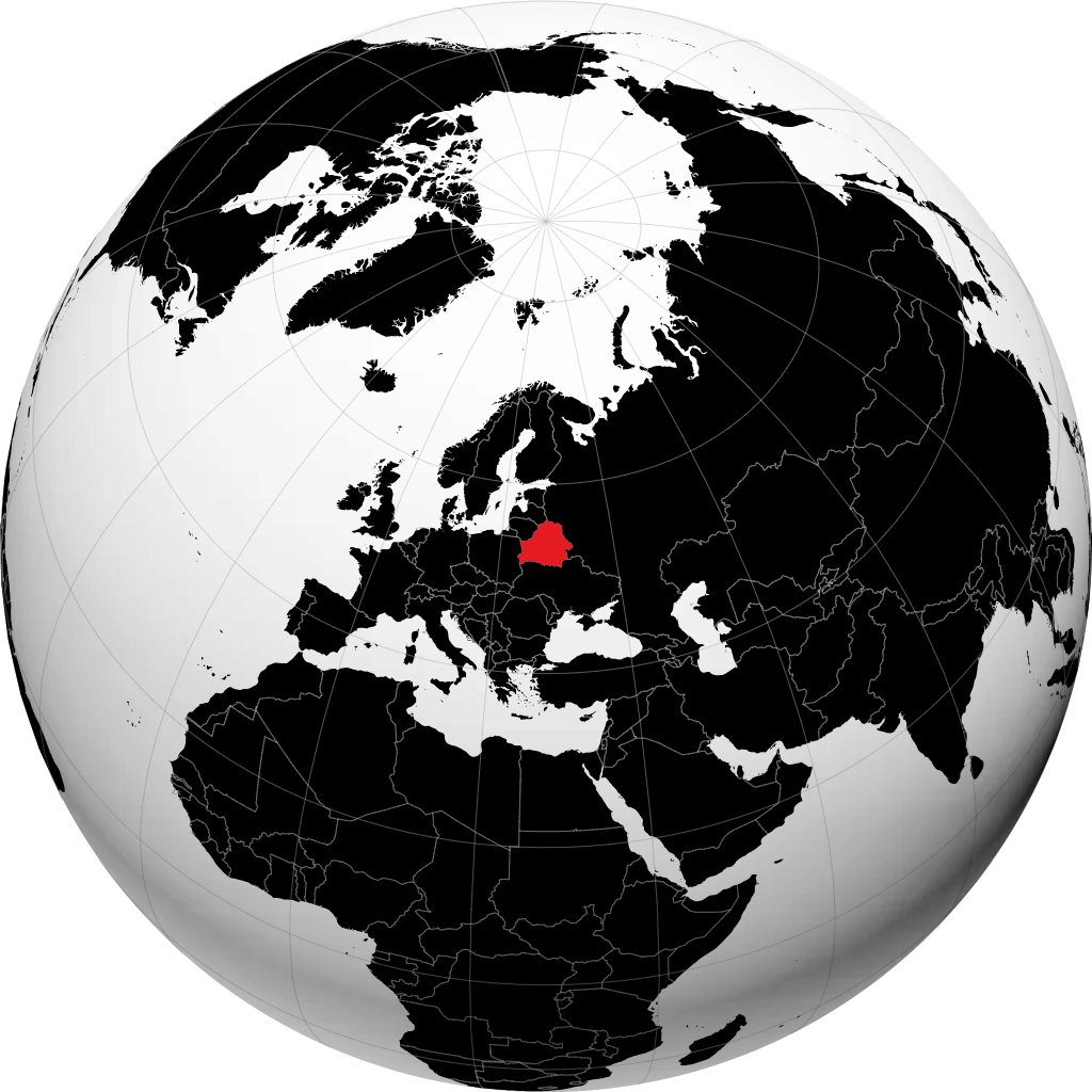 Bielorussia sul globo