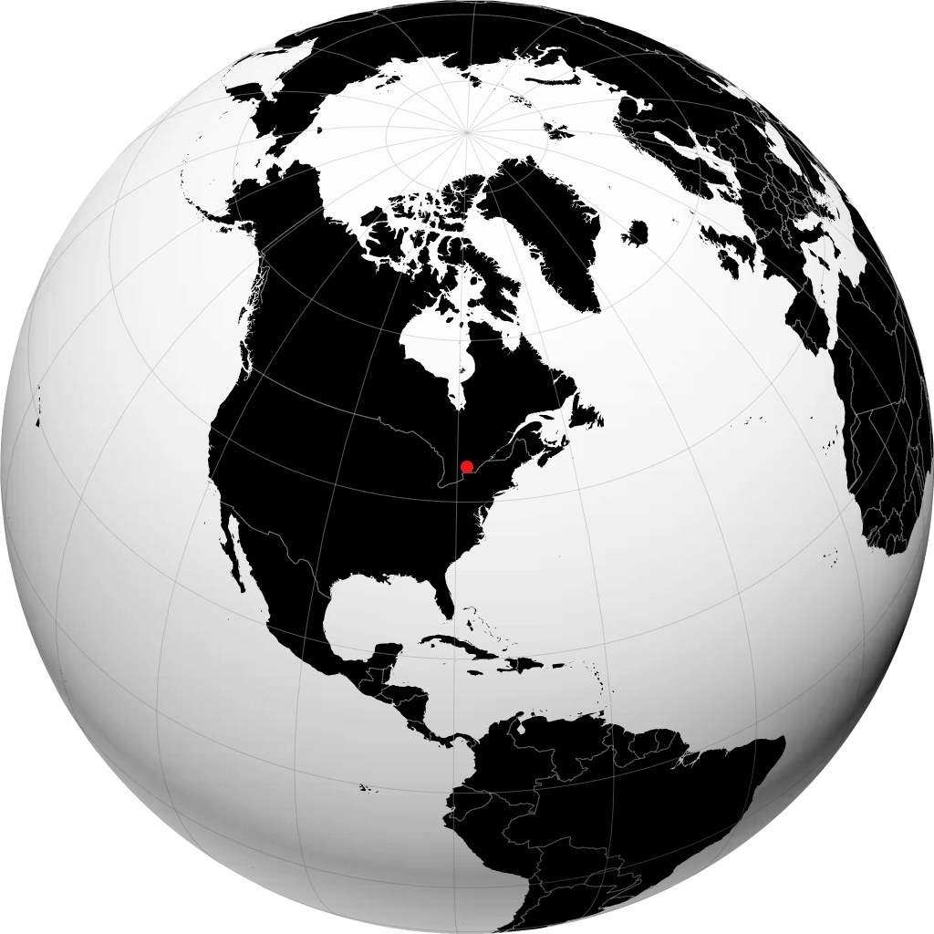 Peterborough sul globo