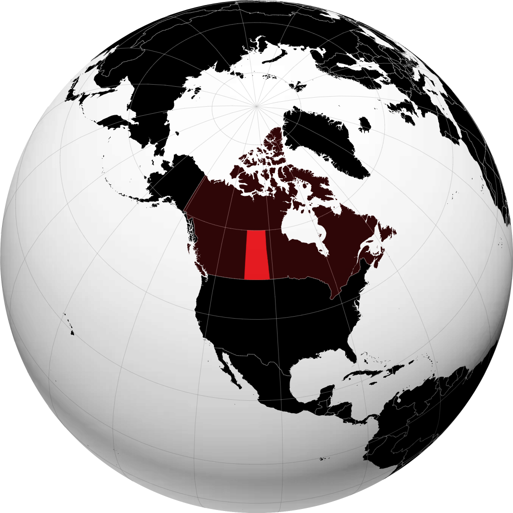 Saskatchewan sul globo