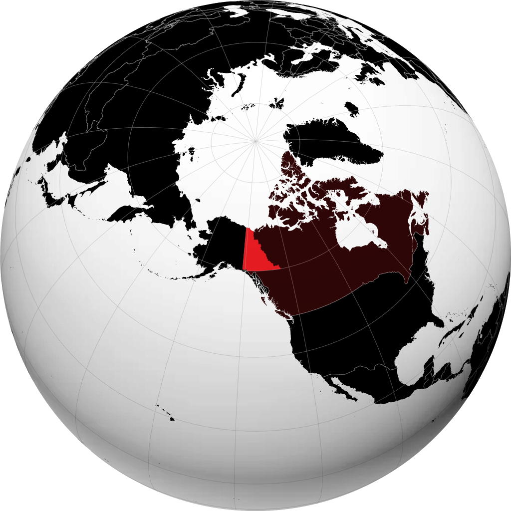 Yukon sul globo