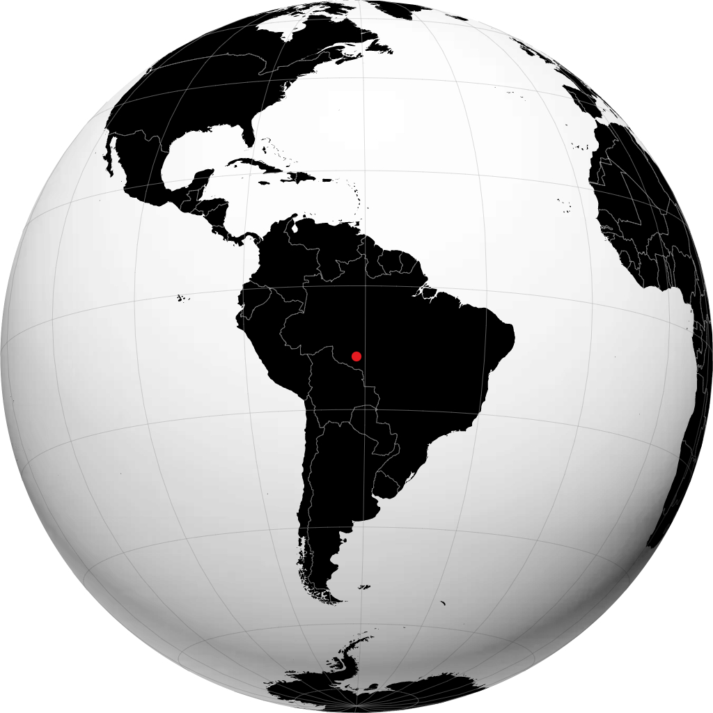 Cacoal sul globo