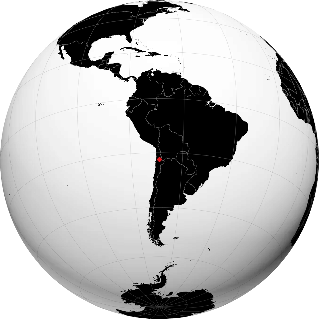Calama sul globo