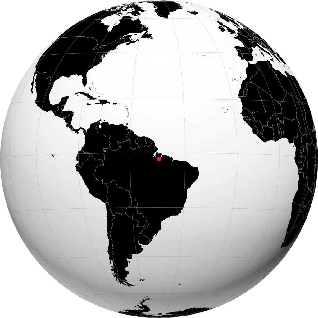 Cametá sul globo