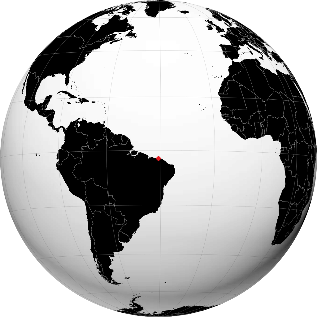 Camocim sul globo