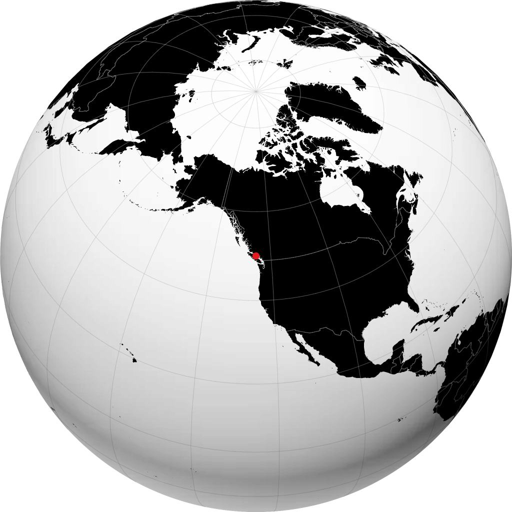 Campbell River sul globo