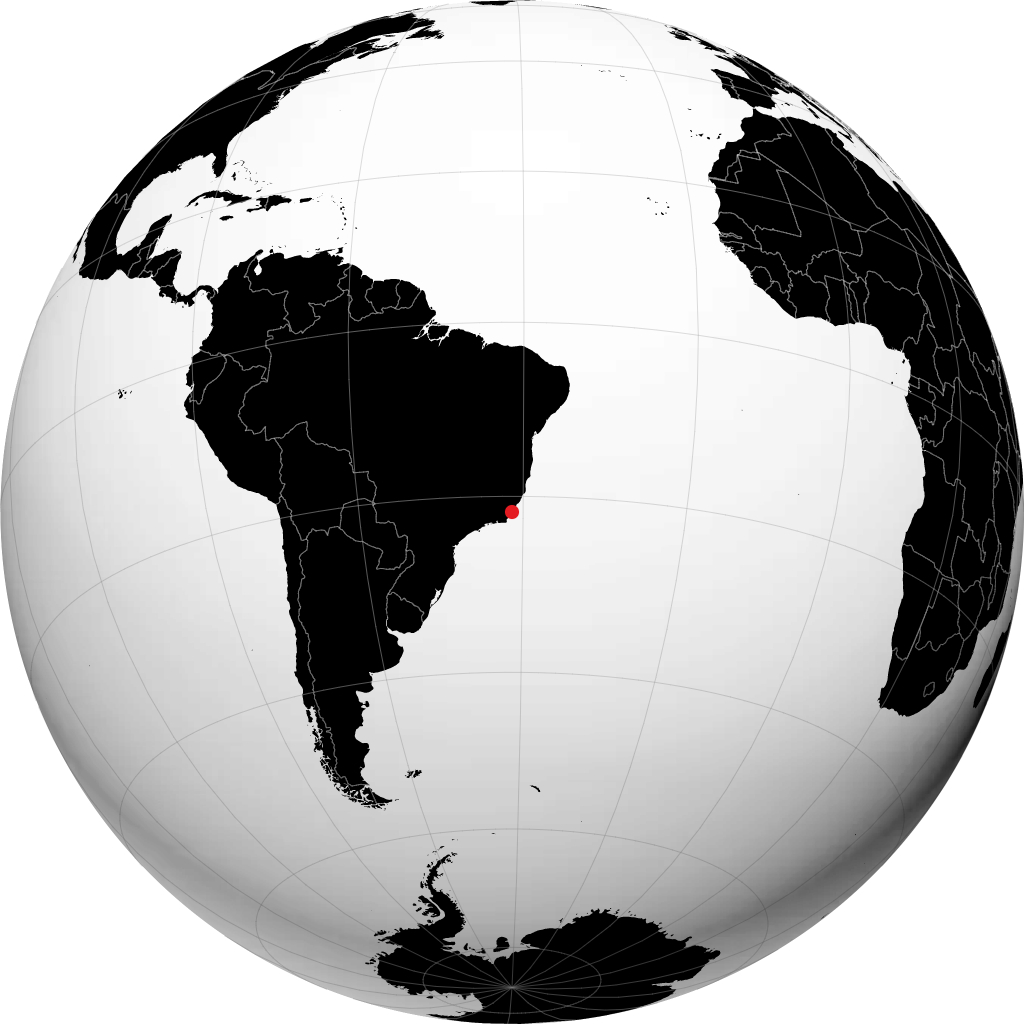 Campos dos Goytacazes sul globo