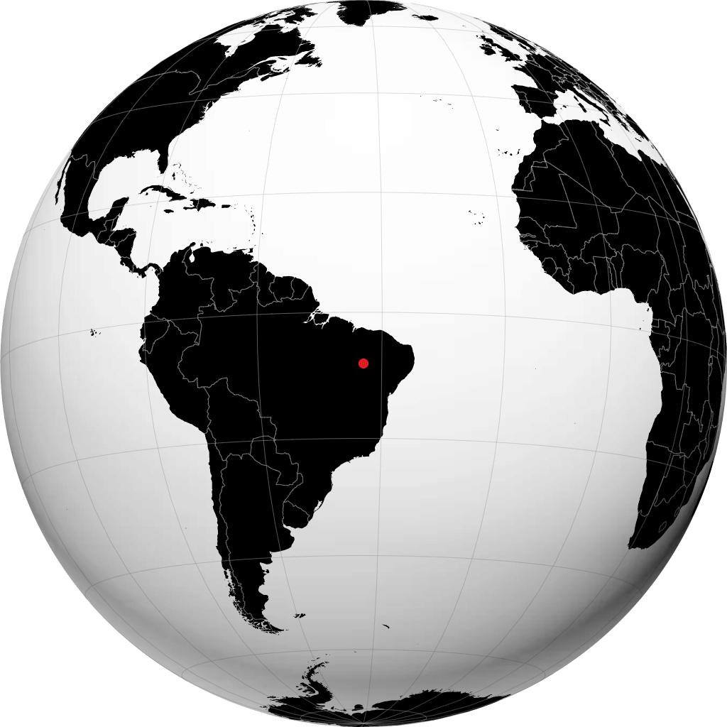 Canto do Buriti sul globo