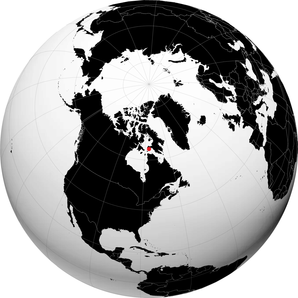Cape Dorset sul globo