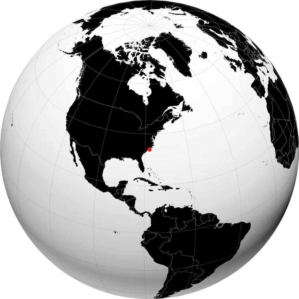 Carolina Beach sul globo