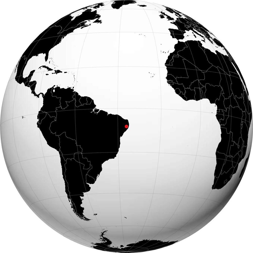 Caruaru sul globo