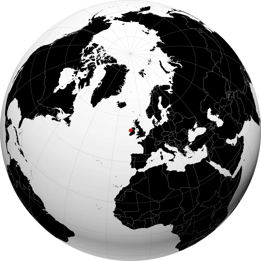 Castlebar sul globo