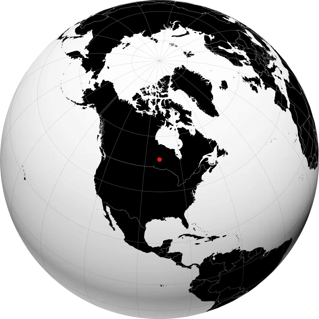 Cat Lake sul globo