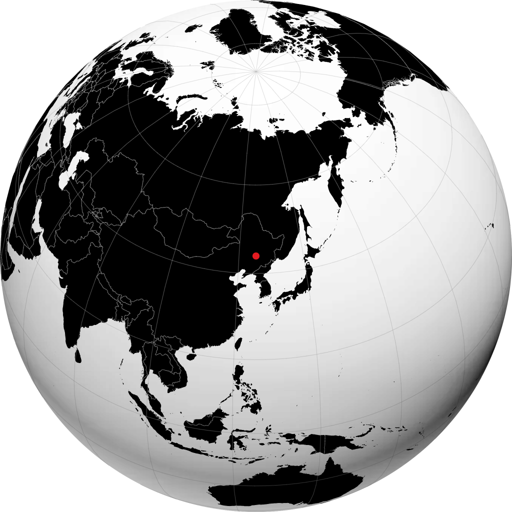 Changchun sul globo